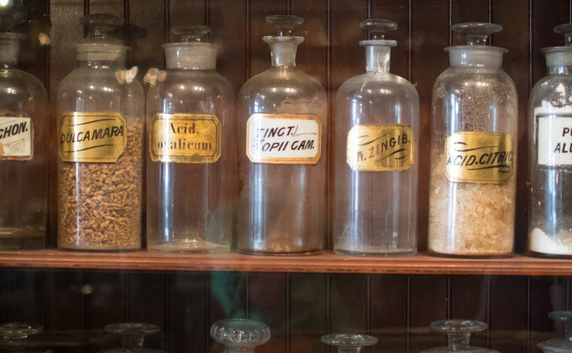 Medicine Bottles from New Orleans Pharmaceutical Museum